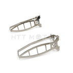 2X Silver Turn Signal Light Grill Protector Guard for BMW R nine T (2014–2015)