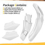 Front and Rear Fender Set & Side Panel Covers for Honda XR250R XR400R (1996–2004)
