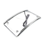 Rear License Plate Frame Bracket with Light for Harley Touring Glide (2009-2023)