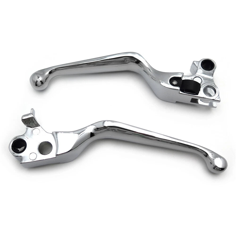 Chrome Brake Clutch Hand Levers for Harley XL (1996–2003), Softail (1996–2014)