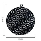 Set of 4 Round Silicone Protector Mats for Cooking