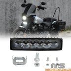 6" LED Light Bar Spot Fog Driving Lamp for Harley Dyna Softail FXST FLS