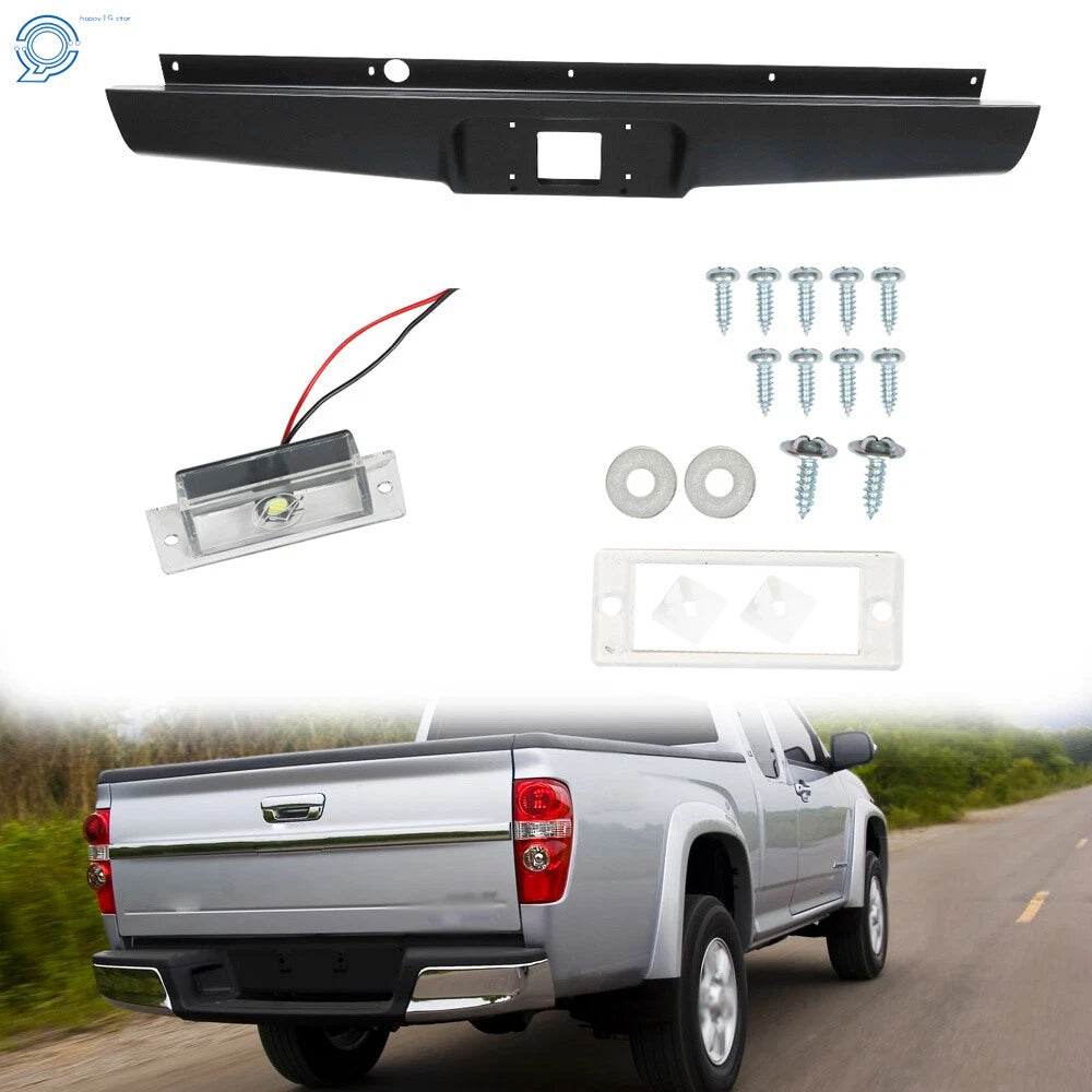 Rear Steel Bumper Roll Pan for GMC Canyon/Chevy Colorado (2004–2012)