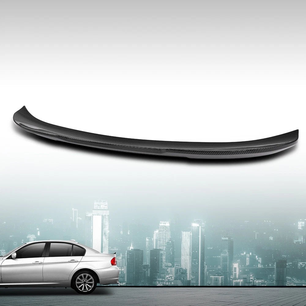 Carbon Look Rear Spoiler Wing for BMW E90 3 Series (2006–2011)