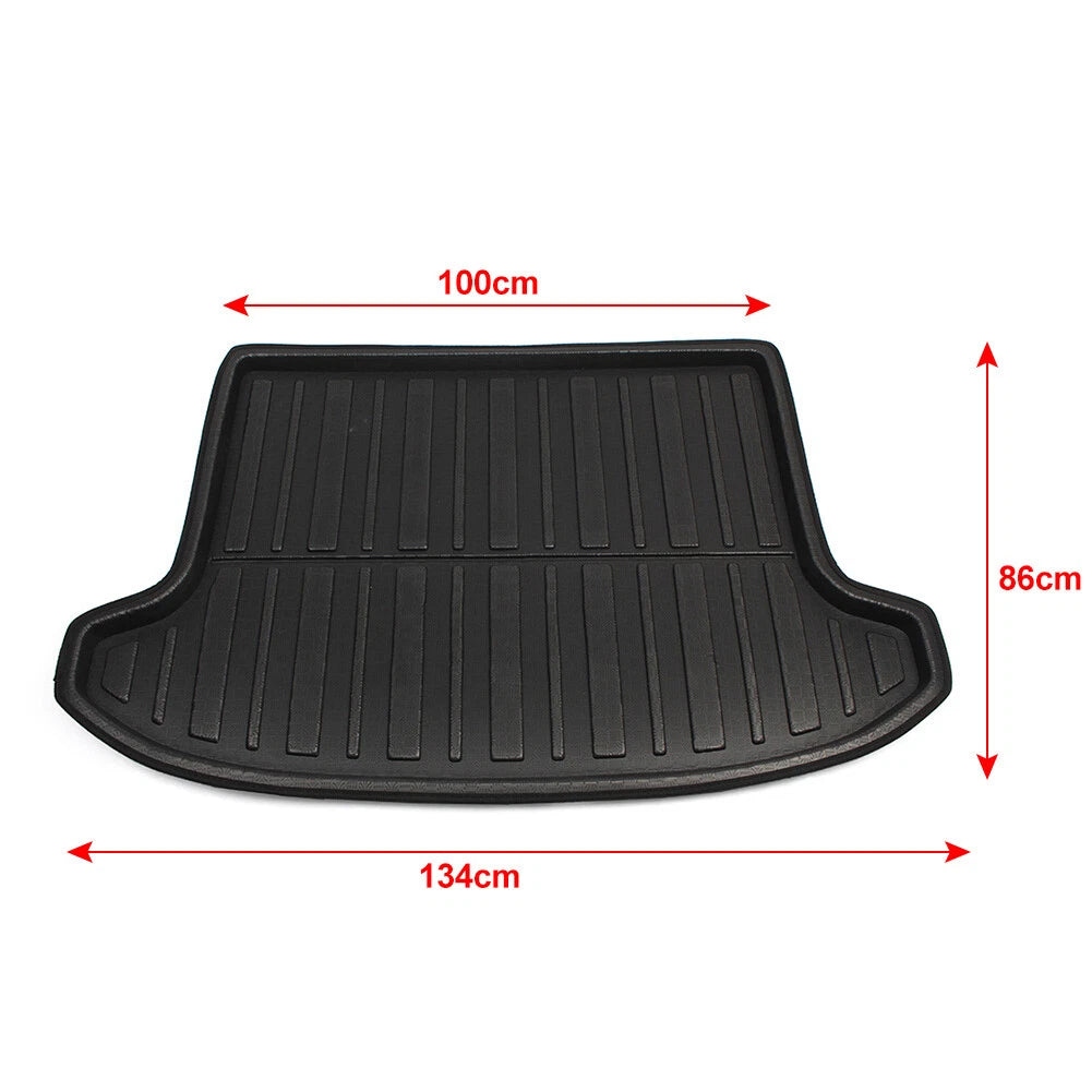 Rear Trunk Tray Cargo Boot Liner Mat for Kia Seltos (2020–2022) 1 PC Black