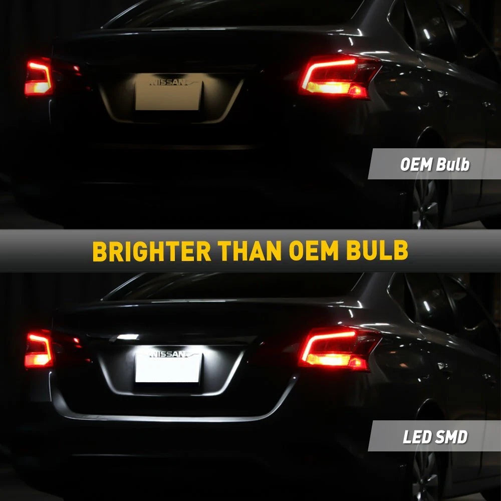 Rear LED License Plate Light Kit for Nissan Altima/Sentra/Maxima