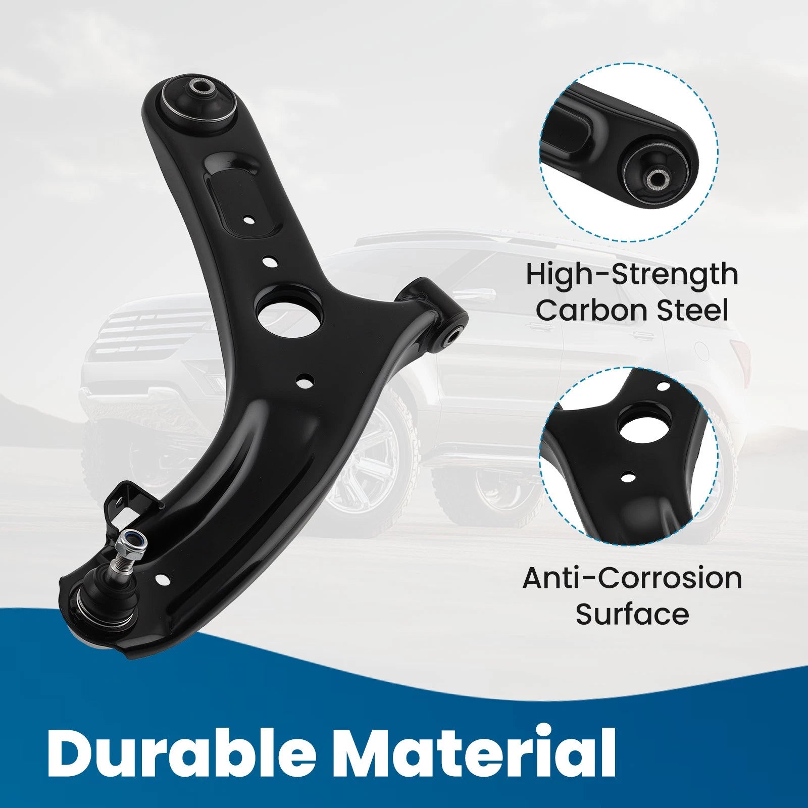Front Lower Control Arm Ball Joint Tie Rod for Hyundai Elantra (2011–2017)