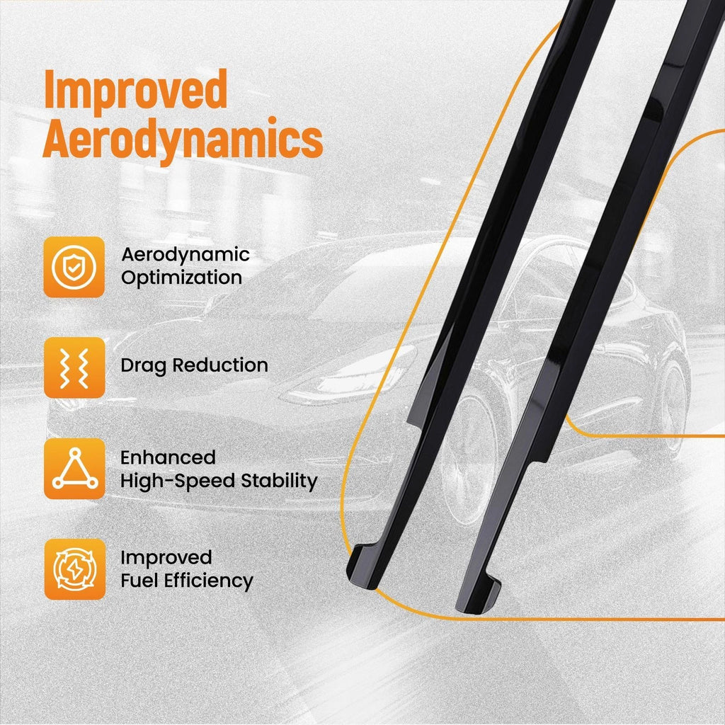 ABS Side Panel Body Extension for BMW G20 G28 330i M340i (2019–2024) Gloss Black