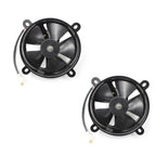 2X 6" Radiator Thermo Electric Cooling Fan for Dirt Quad Bike ATV (150cc 300cc)