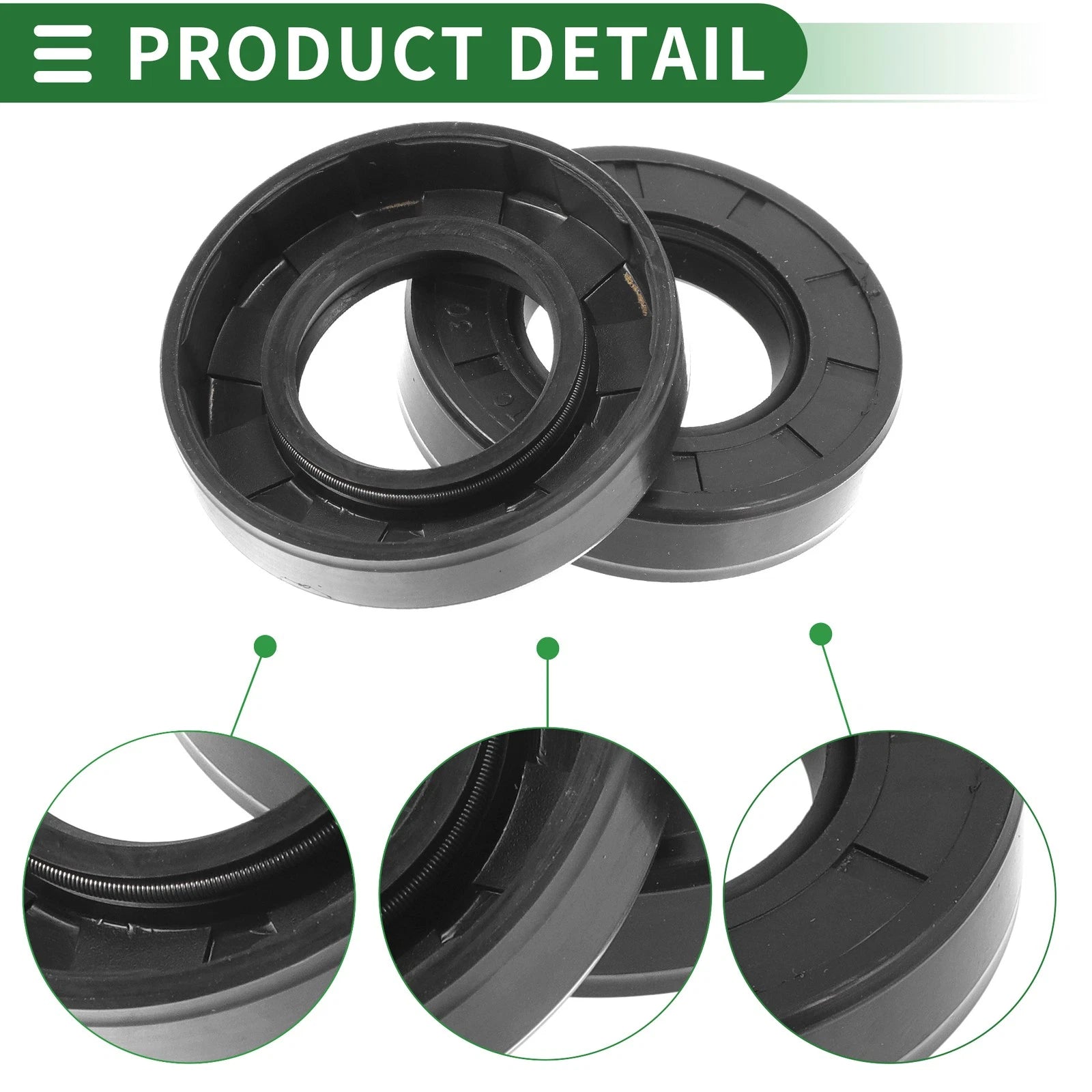 Set of 5 Oil Seal Rotary Shaft Seal NBR Rubber 30x56x12mm