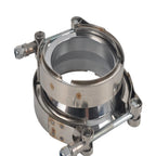 2.5" to 3" ID Steel Exhaust V-Band Adapter Flange Reducer with Clamp
