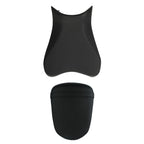 Black Driver Rider & Passenger Seat for Suzuki GSXR 600 750 (2008–2010)