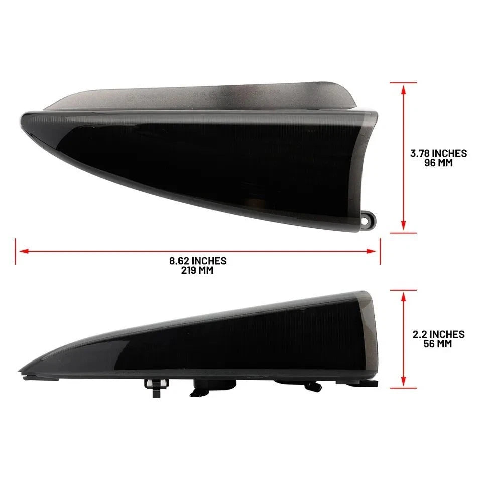 Smoked LED Wing Side Mirror Blinker Light for Ford Expedition Lincoln (2003–2006)