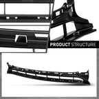 Front Bumper Lower Grille Insert Trim for Audi A7 S7 (2016–2018) Black