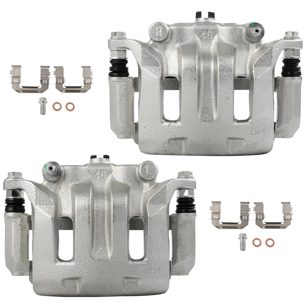 Set of 2 Front Brake Calipers for Nissan Xterra, Frontier