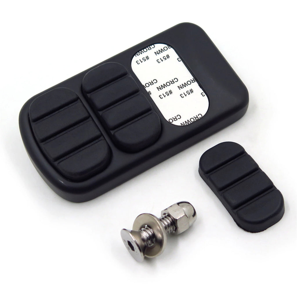 Black Foot Pegs for Harley Electra Glide, Street Glide, Road King, Trike (2014–2023)