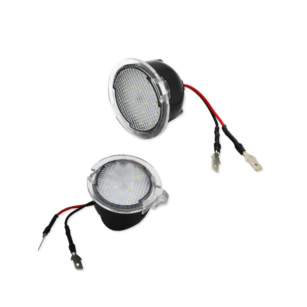 2X White LED Side Mirror Puddle Lights for Ford F150 Raptor (2009–2014)