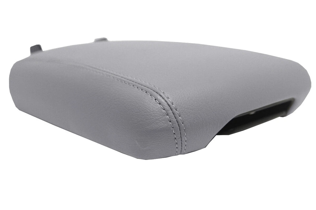 Leather Console Lid Armrest Cover for Kia Telluride (2020) - Gray