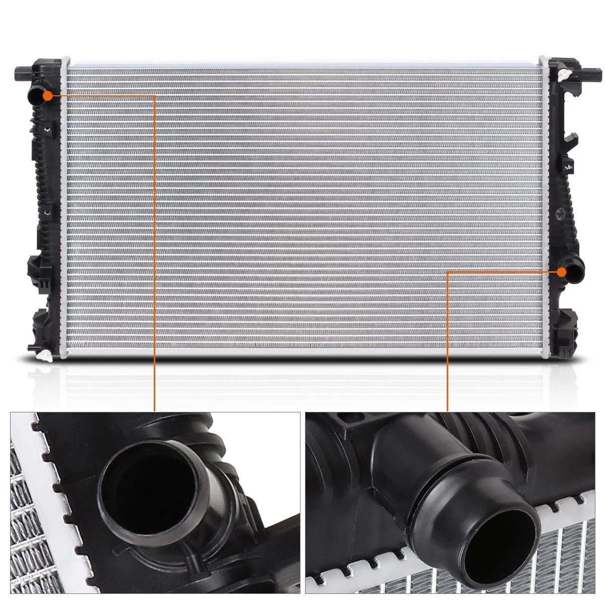 Aluminum Cooling Radiator for Jeep Cherokee (2014–2018) DPI-13401