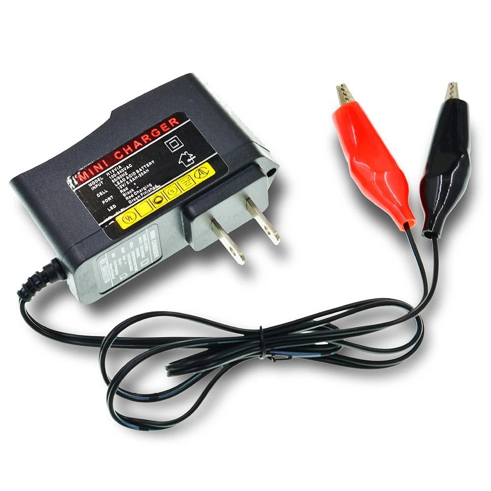 Battery Overvoltage Protection Charger for Motorcycles, ATVs, Lawn Mowers