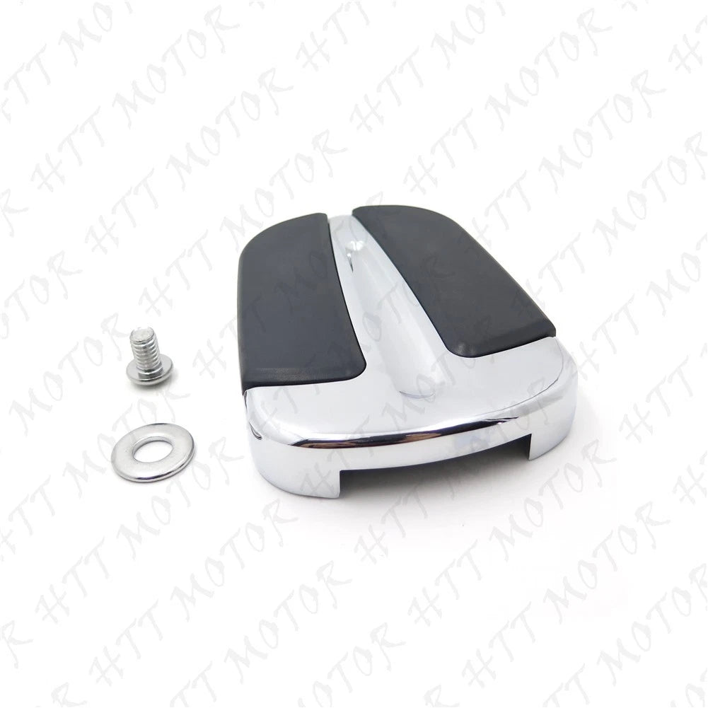 Chrome Large Pedal Pad for Harley Softail Slim FLS/Road Glide FLTRX (2014–2023)