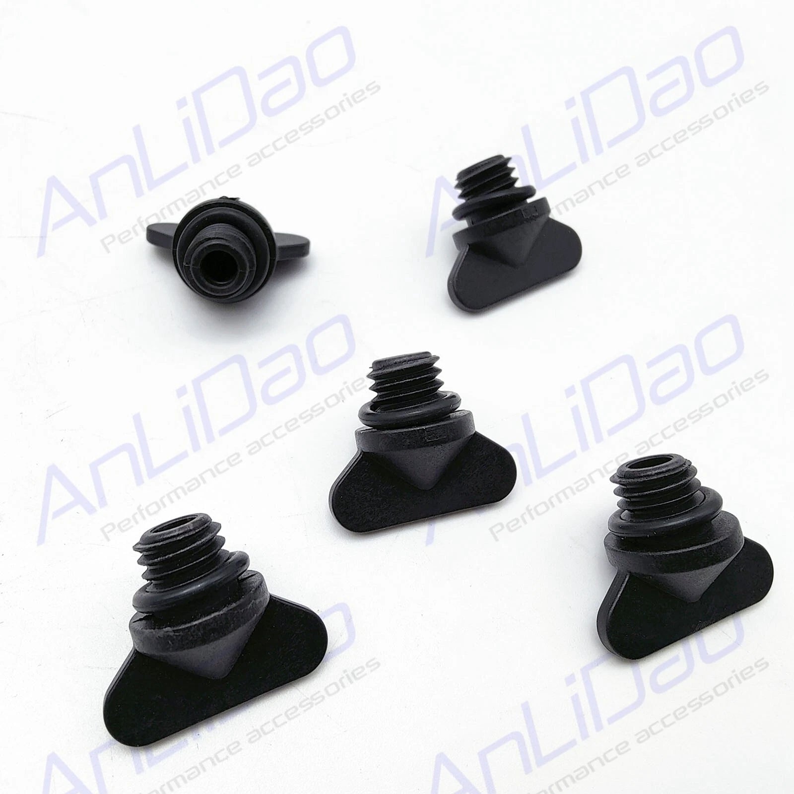 Set of 5 Drain Plug Screws for MerCruiser Manifold & Block (22-806608A02, 18-4226)