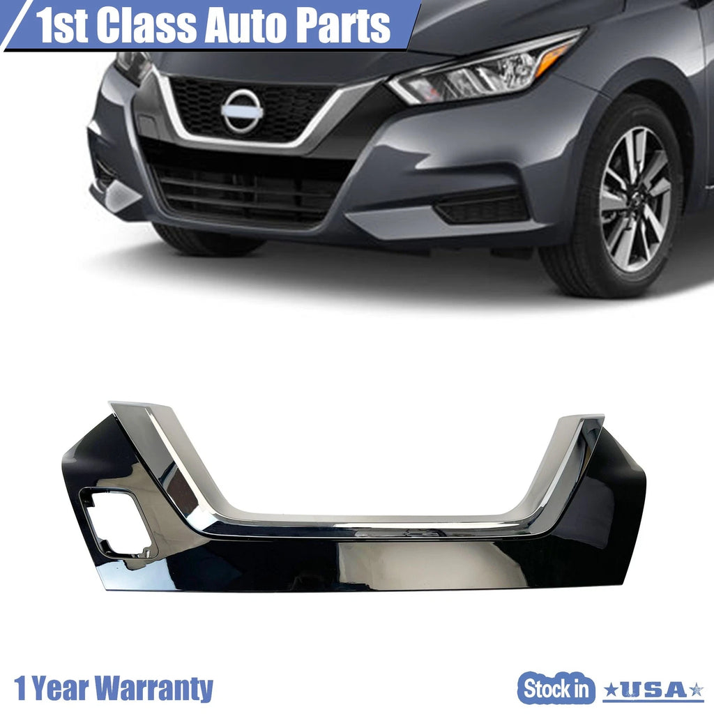 Chrome Front Lower Grille Trim for Nissan Versa Sedan (2020–2021)