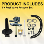 Fuel Tank Petcock Valve with Knob for Honda Rancher 350 TRX350 (2000–2006)