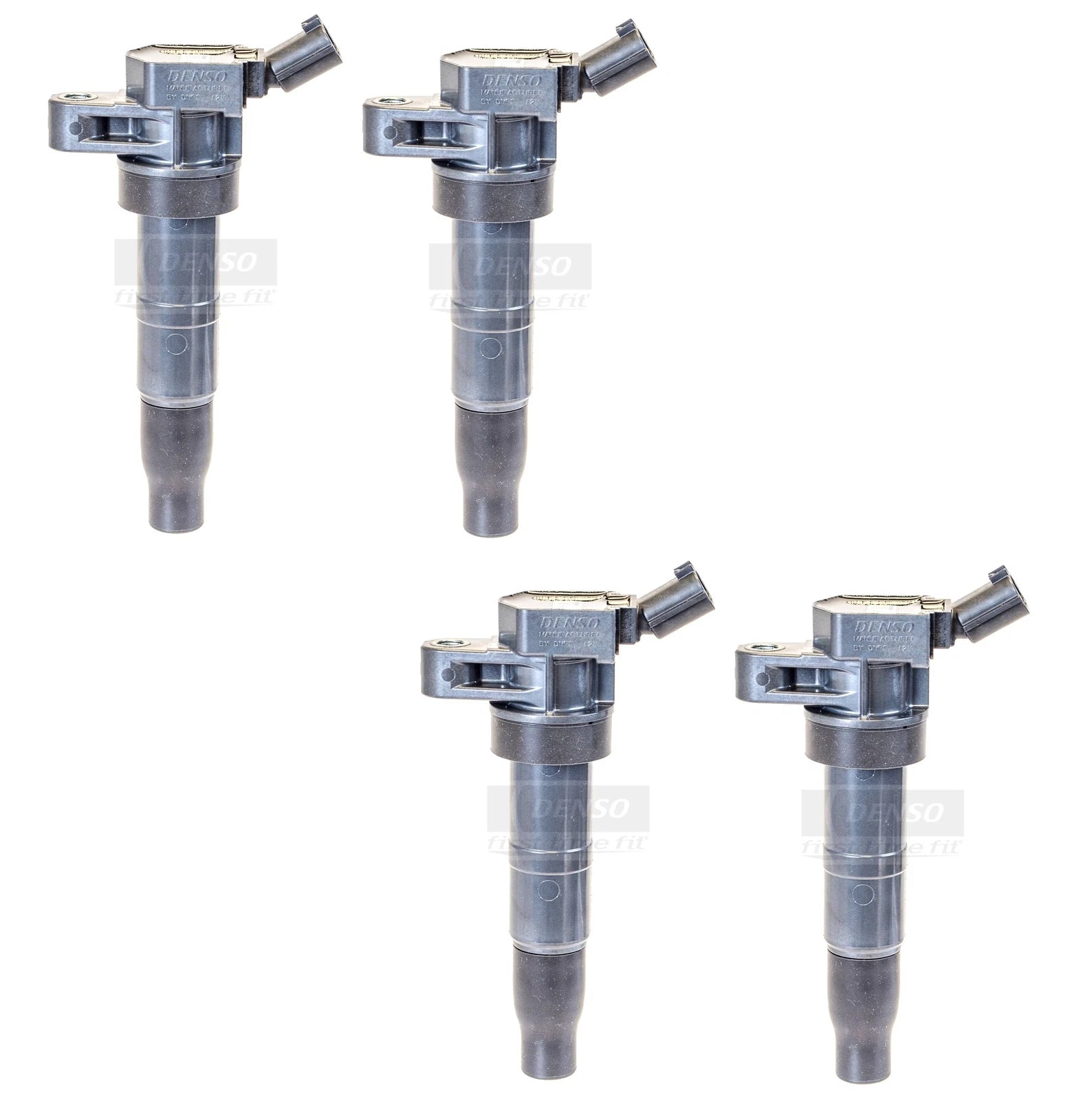 Set of 4 DENSO Ignition Coils for Hyundai Santa Fe Sonata Kia Optima Sportage (L4)