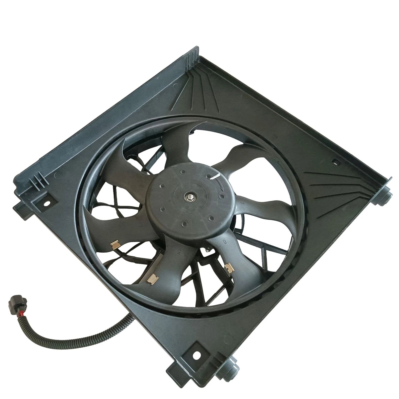 Left Side Engine Radiator Cooling Fan with Shroud for Tesla Model S (2012-2020)