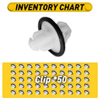 50pcs Center Molding Clips for Mercedes Benz Sprinter (2019–2022)
