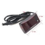 Digital Water Temperature Gauge for Racing Scooter - Red/Blue