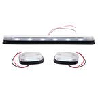 3Pcs White LED Cab Roof Marker Lights for Chevrolet Silverado 2500 3500
