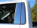 4pc Luxury FX Stainless Pillar Post Trim for 2017-2022 Ford F-250 SD 2dr Reg Cab