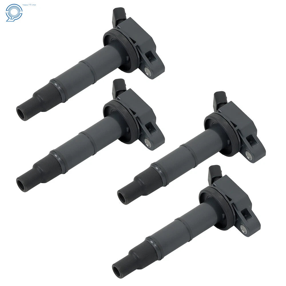 Set of 4 Ignition Coils for Toyota Lexus Pontiac Scion (2001–2015) 90080-19023 UF333