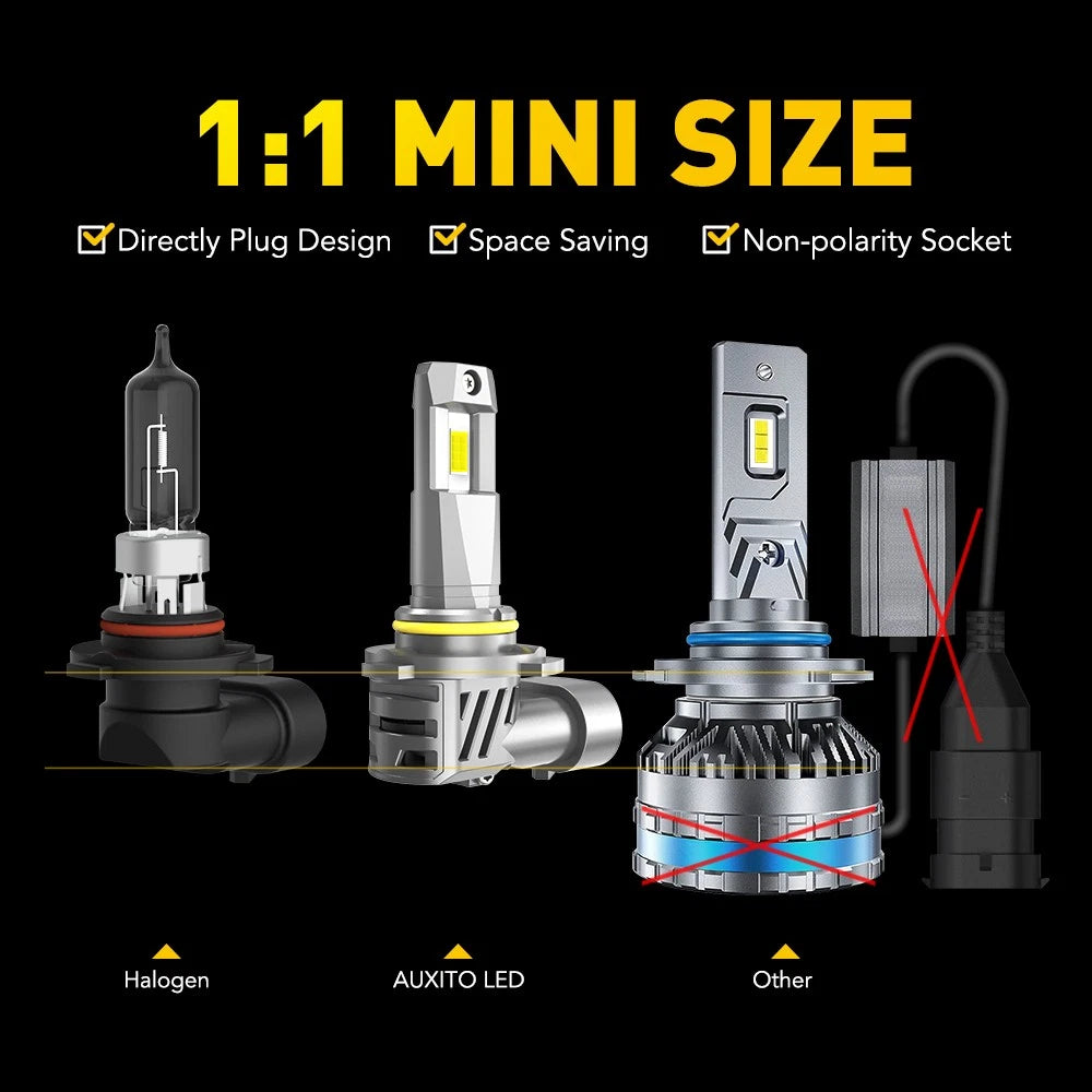 9005 HB3 LED Headlight Kit for - 6500K White 40000LM
