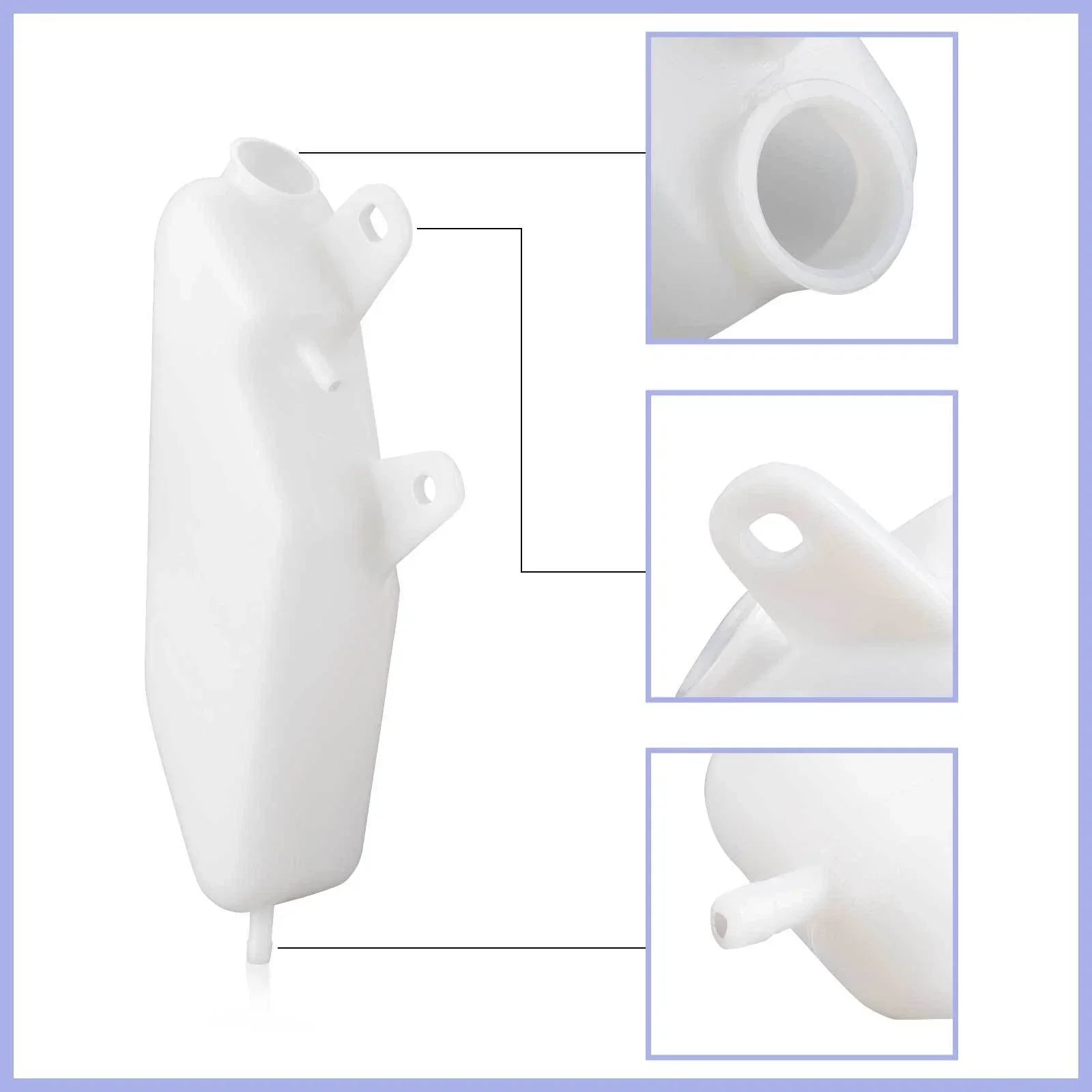 Overflow Coolant Recovery Tank & Cap for Yamaha Raptor 660R YFM660R (2001–2005)