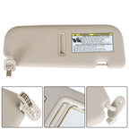 Beige Right Passenger Side Sun Visor for Hyundai Elantra (2011–2015)