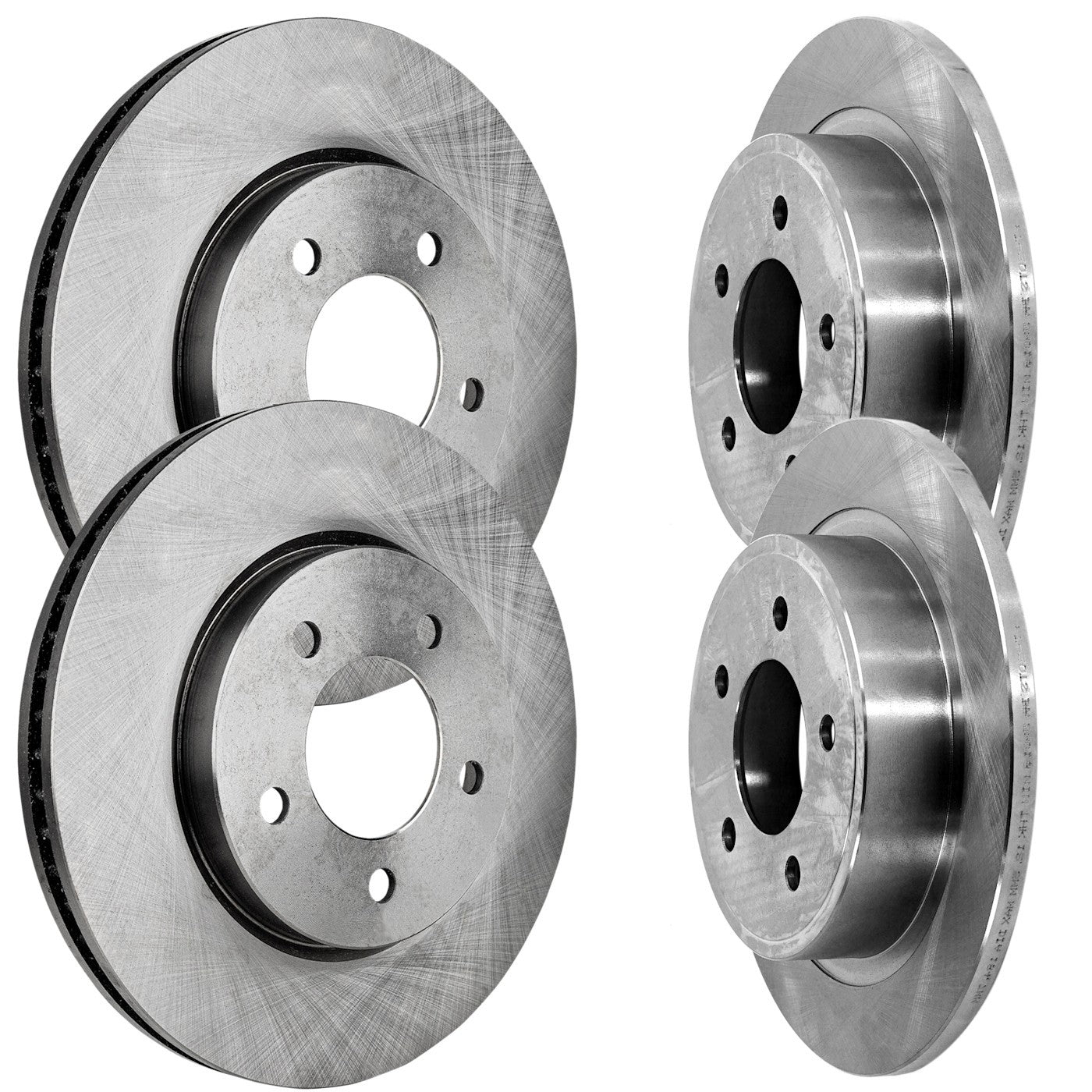 Front and Rear Disc Brake Rotors for Chrysler Pacifica (2004–2008)
