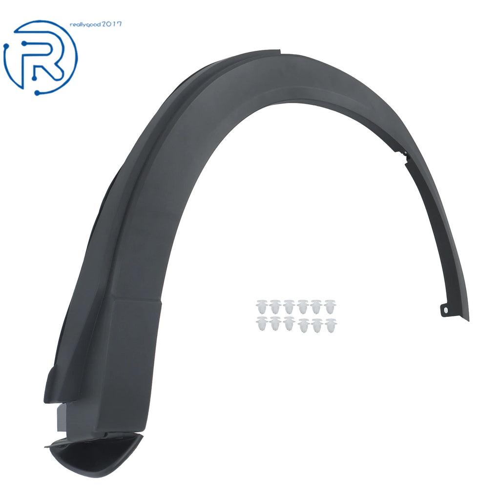 Rear Left Wheel Lip Fender for Mazda CX-9 (2016-2023) Black Plastic