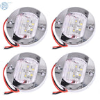 Set of 4 LED Cabin Deck Walkway Courtesy Lights for Marine Boats