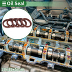 Set of 5 Oil Seal Rotary Shaft Seal FKM Rubber 28x35x5mm