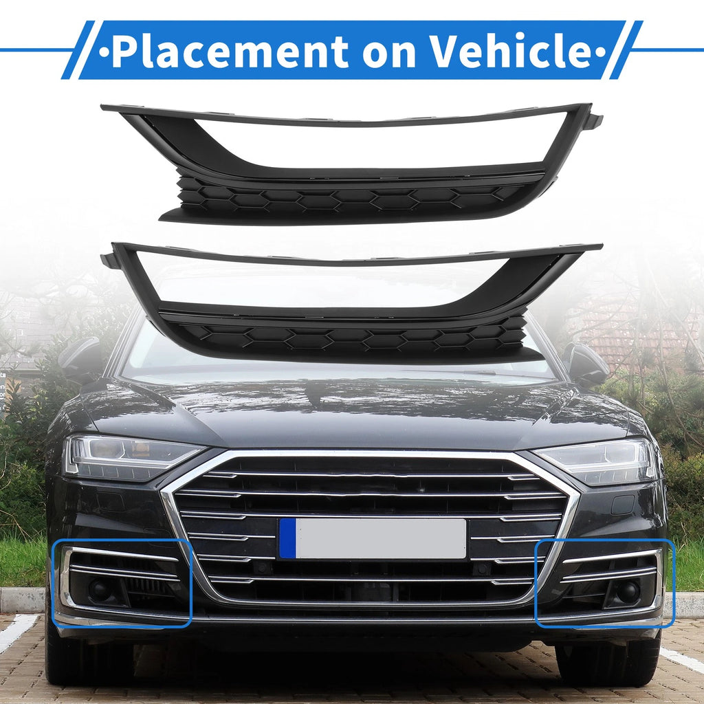 1 Pair Front Fog Light Grill for Volkswagen Passat (No. 561853665A/561853666A)