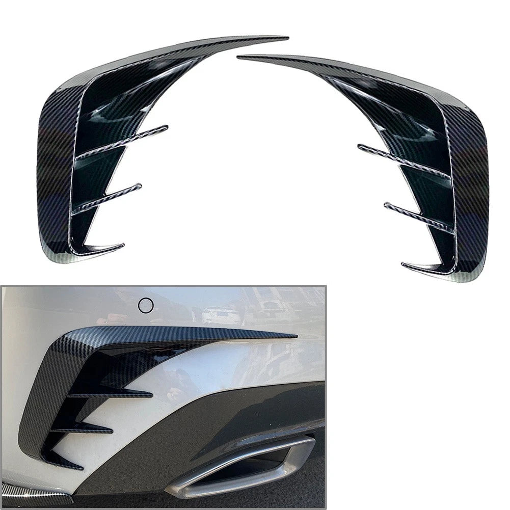 Rear Bumper Canards Lip Splitter Fins for BMW 3-Series G20 (2019–2022)