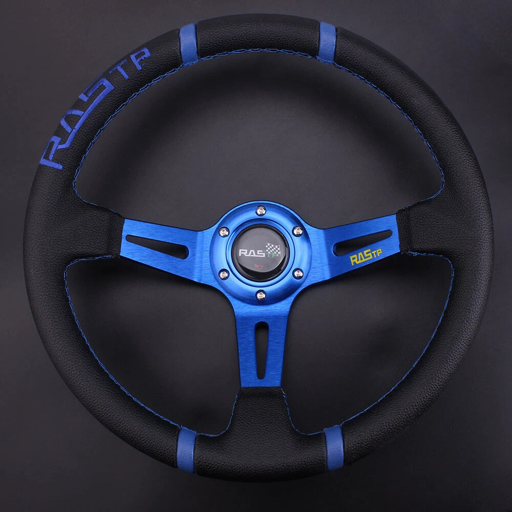 14" Deep Dish Aluminum Steering Wheel for Racing Car