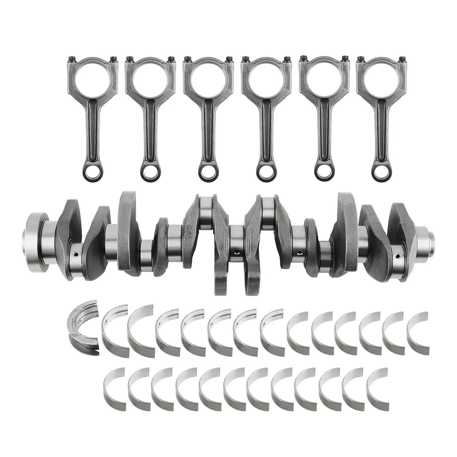 Set of 6 Main Bearings for BMW 535i X3 X6 N55 3.0L (2011–2017)