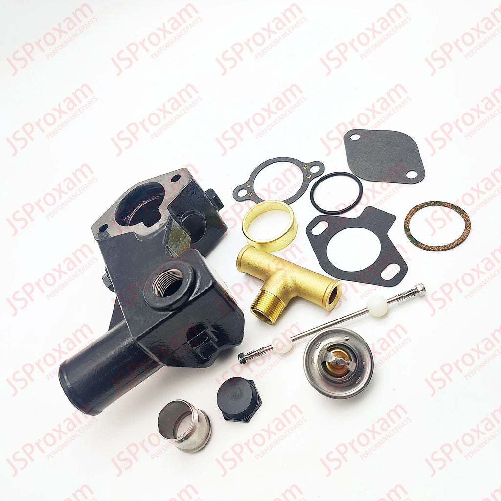 Thermostat Housing Kit Tee Valve for Mercruiser 305 5.0 5.7 350