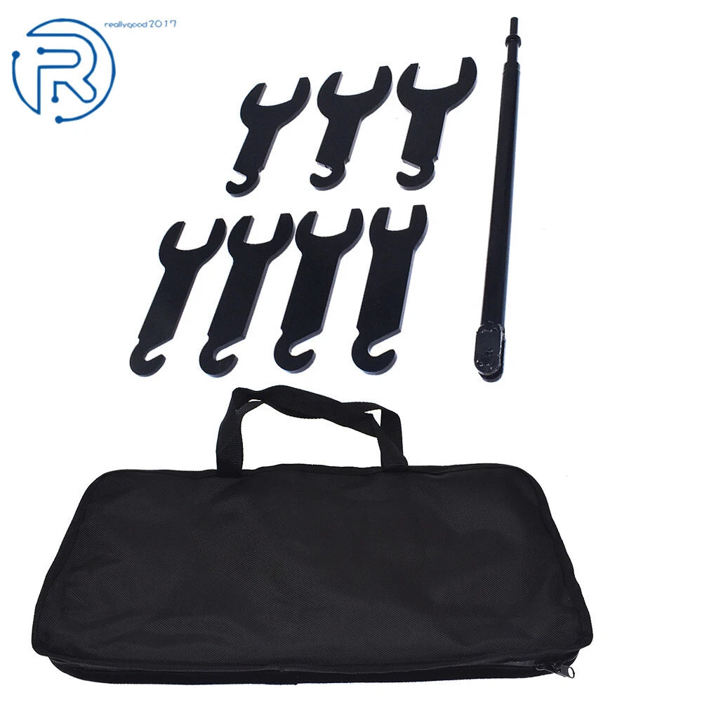 Pneumatic Fan Clutch Wrench Set for Ford GM Chrysler Jeep (Year Range)