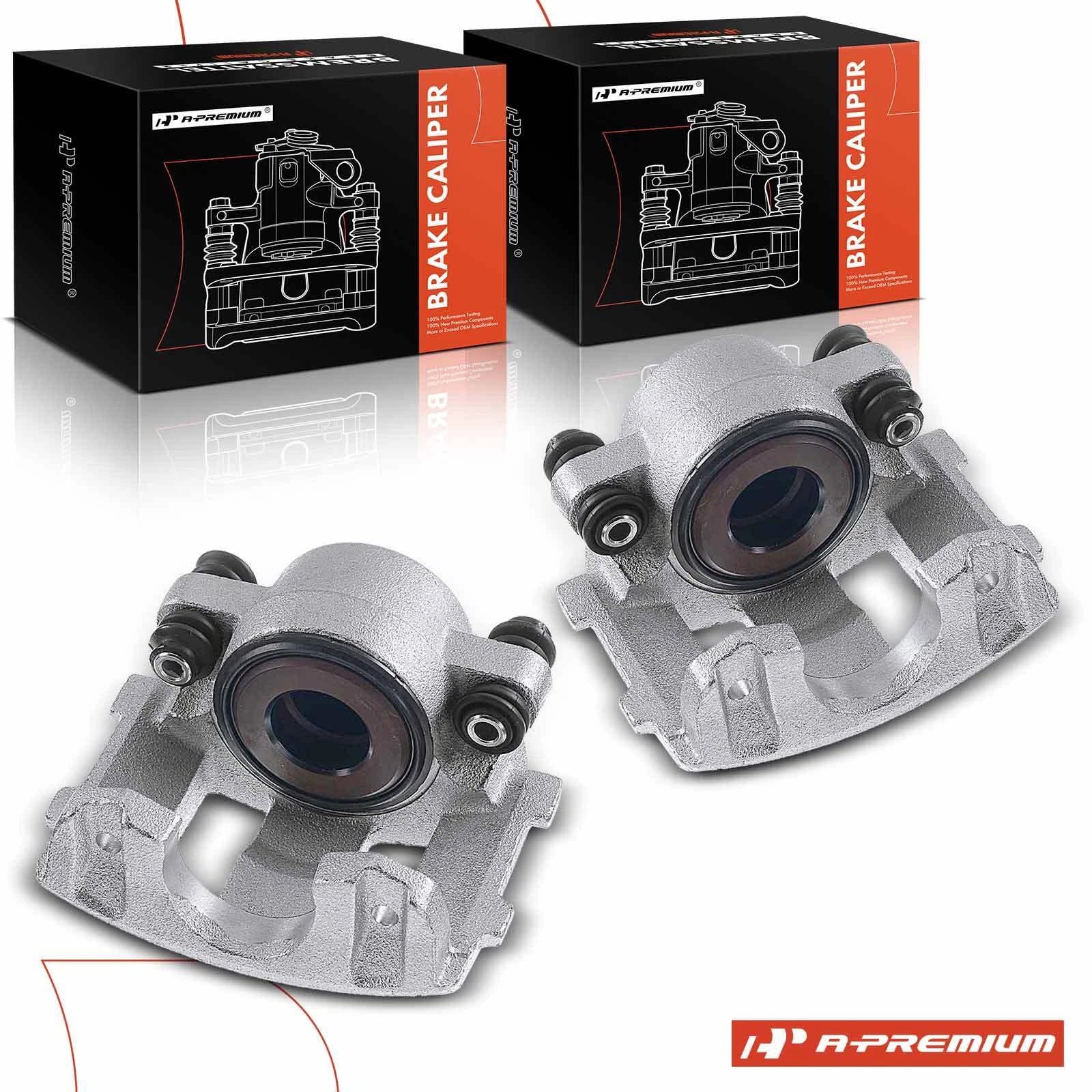Pair Front Brake Calipers for Jeep Grand Cherokee (1993–1998) Wrangler (1990–2006)