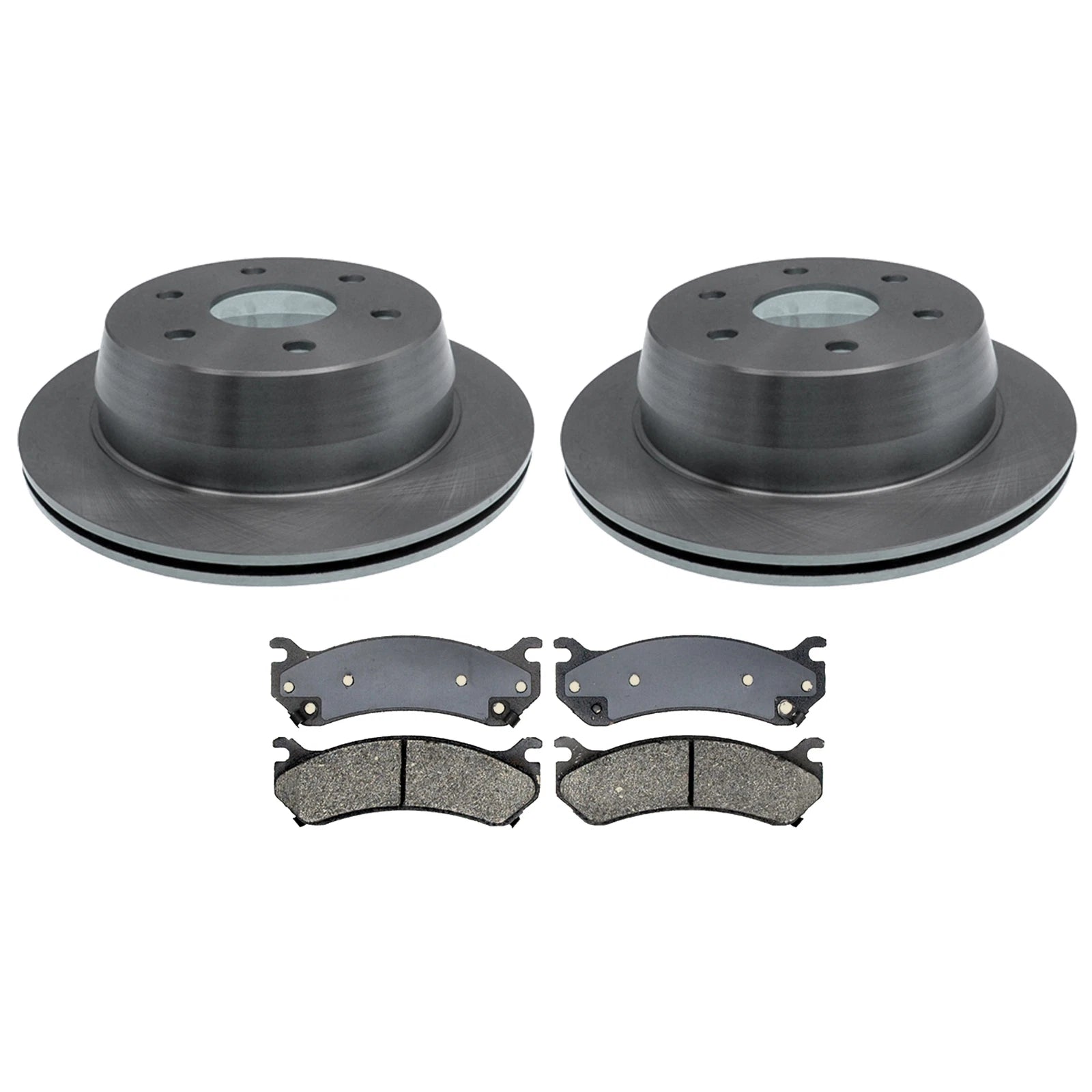 ACDelco Silver Rear Brake Kit for Astro Sierra Yukon (1995–2005) - 325mm Disc Rotors Pads